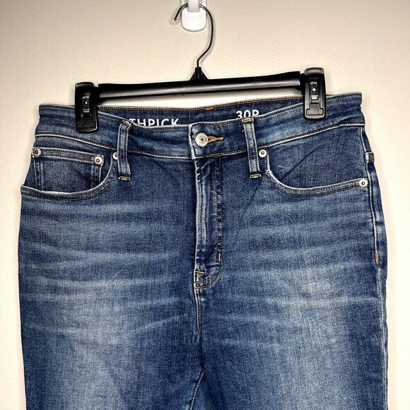J. Crew Reimagined Women's Jeans Size 30P Toothpick Skinny Leg Dark Wash - Picture 2 of 10